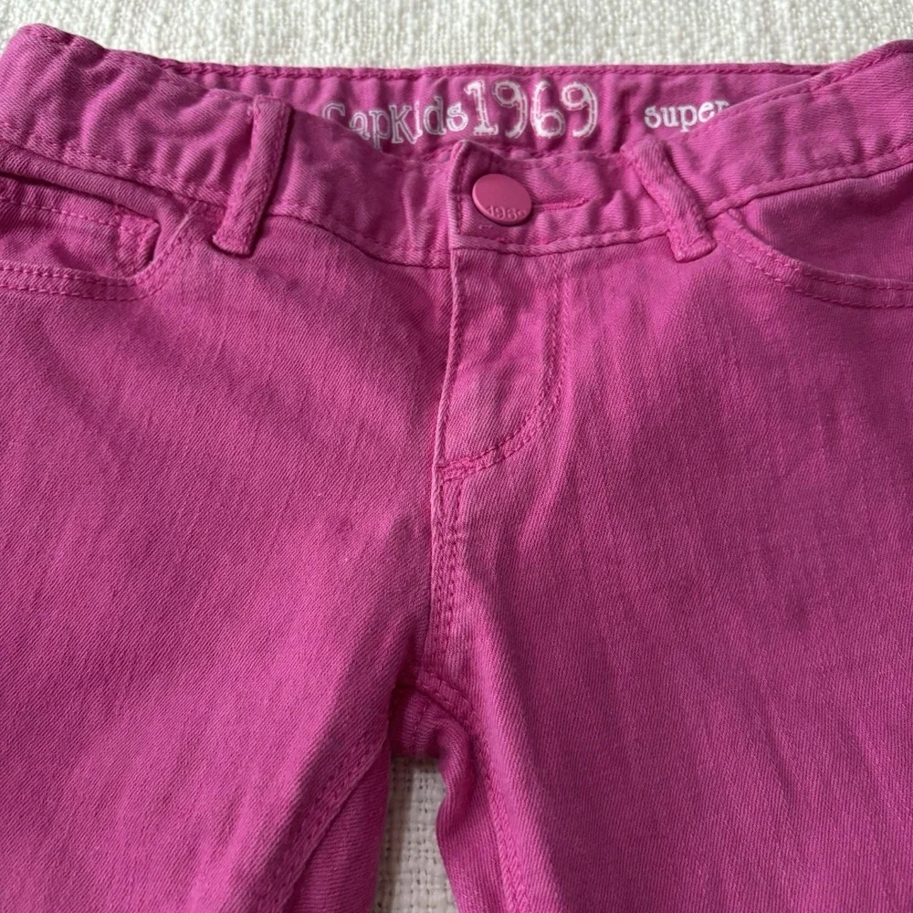 Gap Kids Girls 5 Outfit Zip Up Hoodie Sweatshirt Super Skinny Fit Pink Jeans